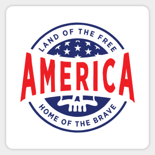 Home Of the Brave Design! Sticker